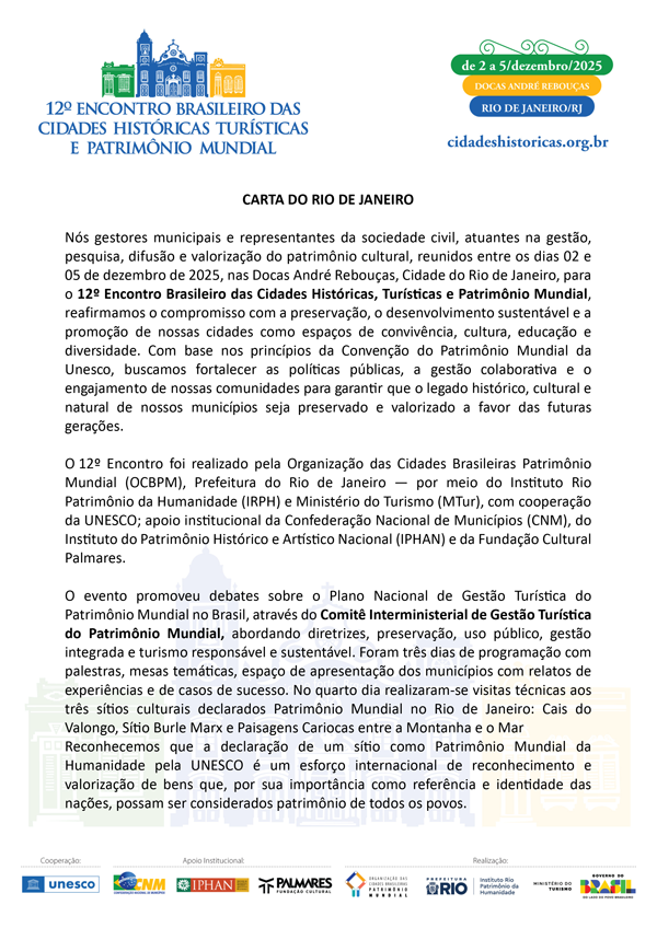 Carta do Rio de Janeiro